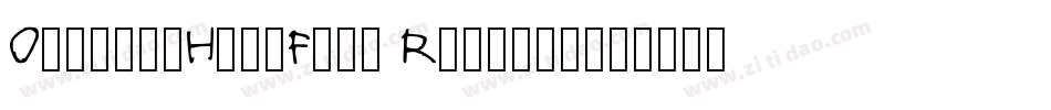 OutwestHalfFull Regular字体转换